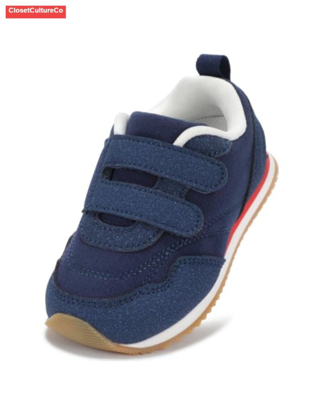 Wide Toe Box Athletic Sneakers for Kids Toddler Boys Girls Non-Slip Easy On